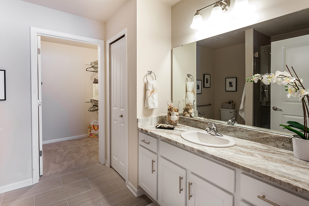 Layouts of Our Ranch-Style Apartments - Cascade Pointe of Saline - CascadePointeApartmentsSalineMIMasterBath_3553